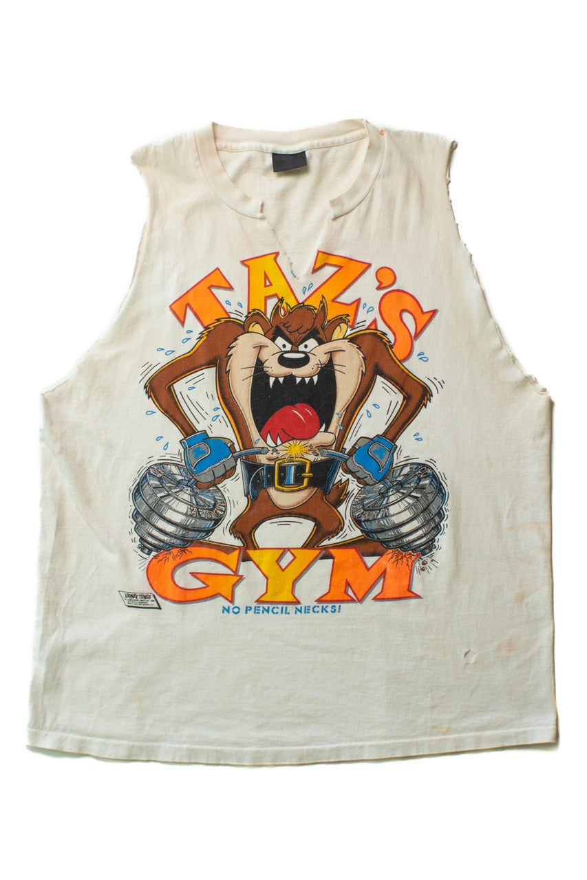 Vintage Taz's Gym Muscle T-Shirt (1990s)