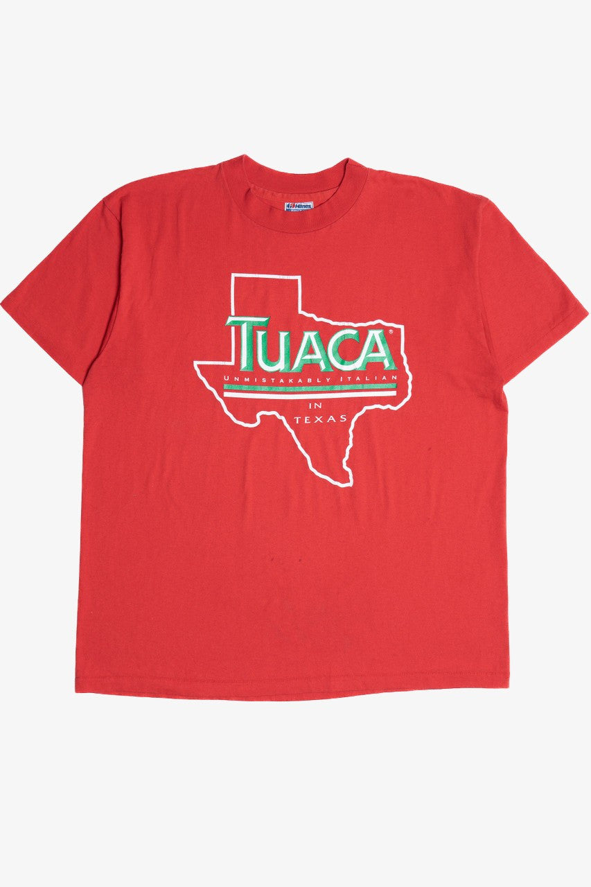 Vintage "Tuaca Unmistakably Italian In Texas" T-Shirt