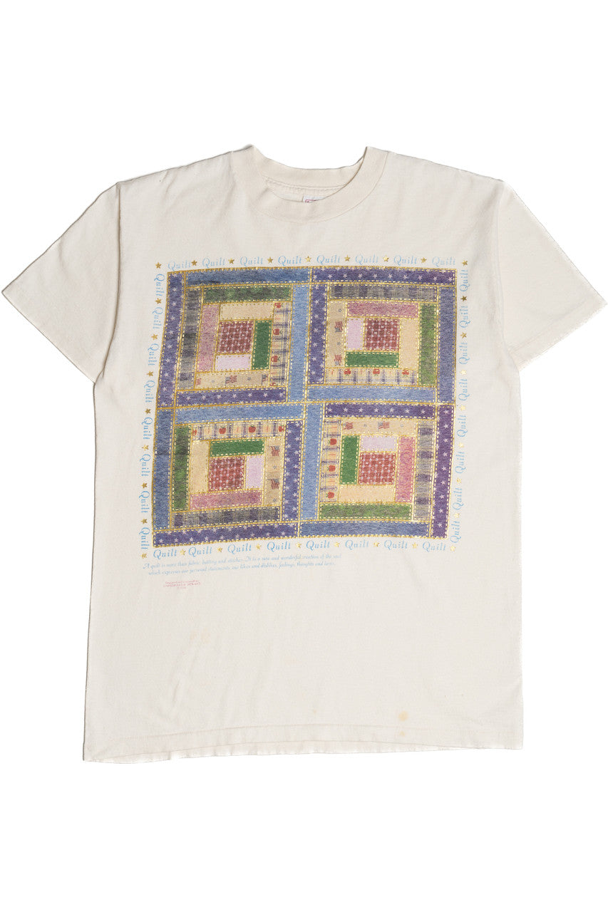 Vintage 1994 Quilt Block T-Shirt