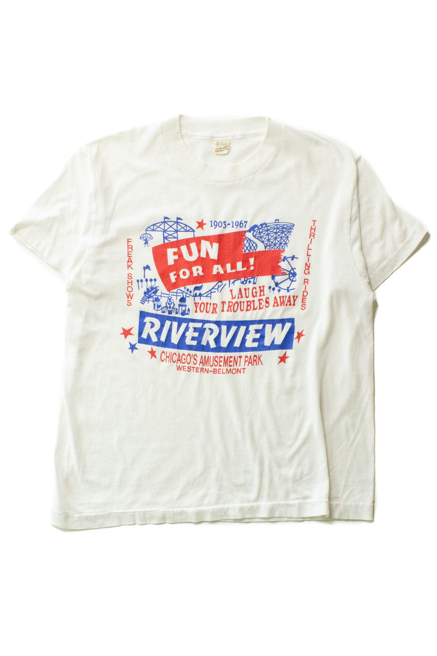 Vintage Riverview Amusement Park T-Shirt (1980s)