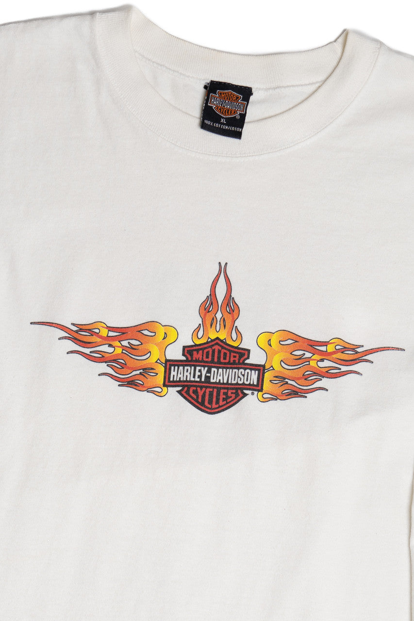 Harley Davidson Cincinatti Flame Sleeves T-Shirt