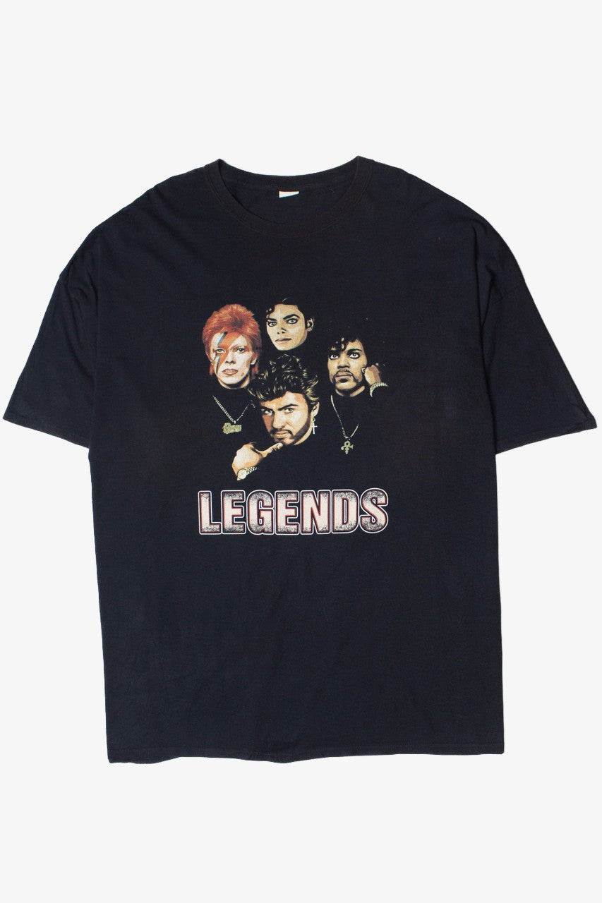 Bowie Prince Michael Jackson George Michael "Legends" T-Shirt