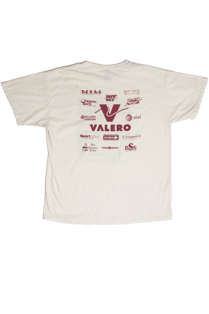 Vintage West Texas State vs. University of Arizona Game Program T-Shirt