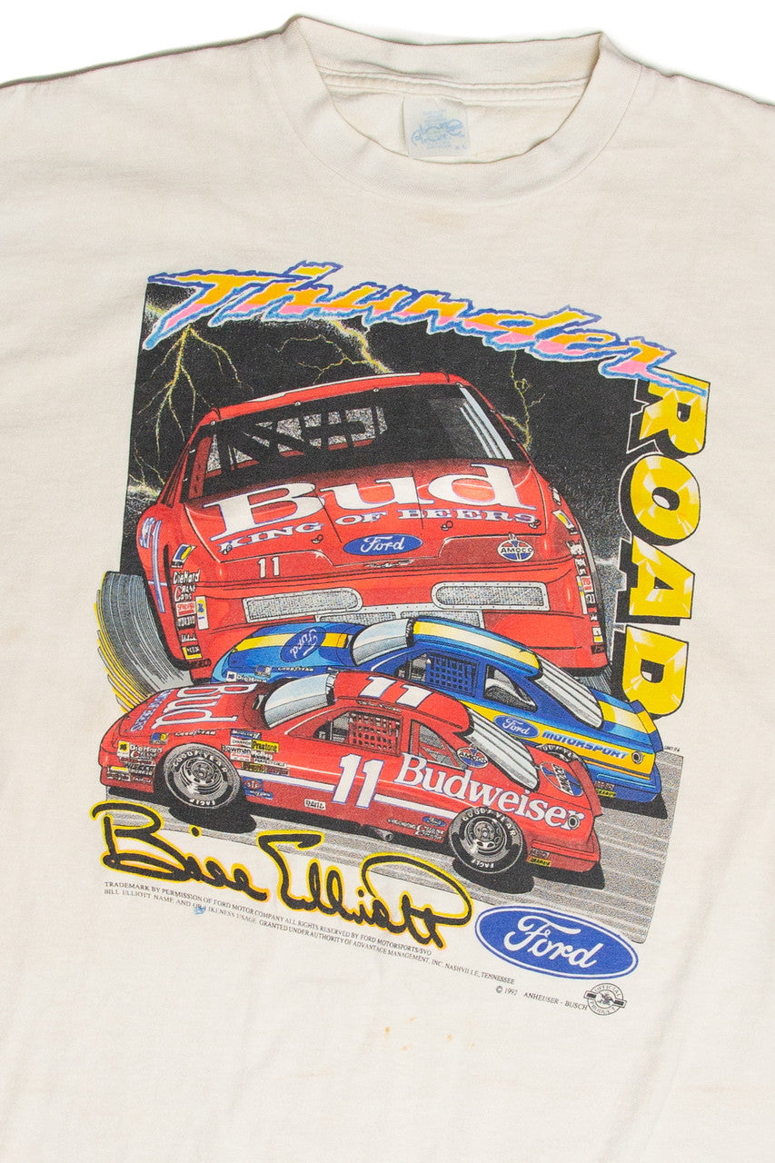 Vintage Bill Elliott Thunder Road T-Shirt (1992)