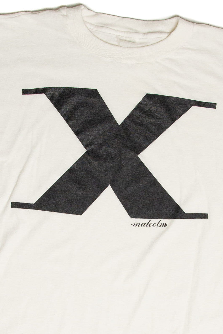 Vintage Malcolm X Movie Promotional T-Shirt (1990s)