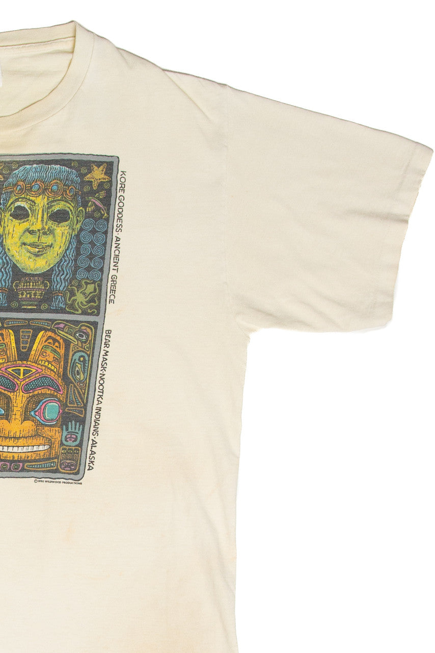 Vintage Global Masks T-Shirt (1990)