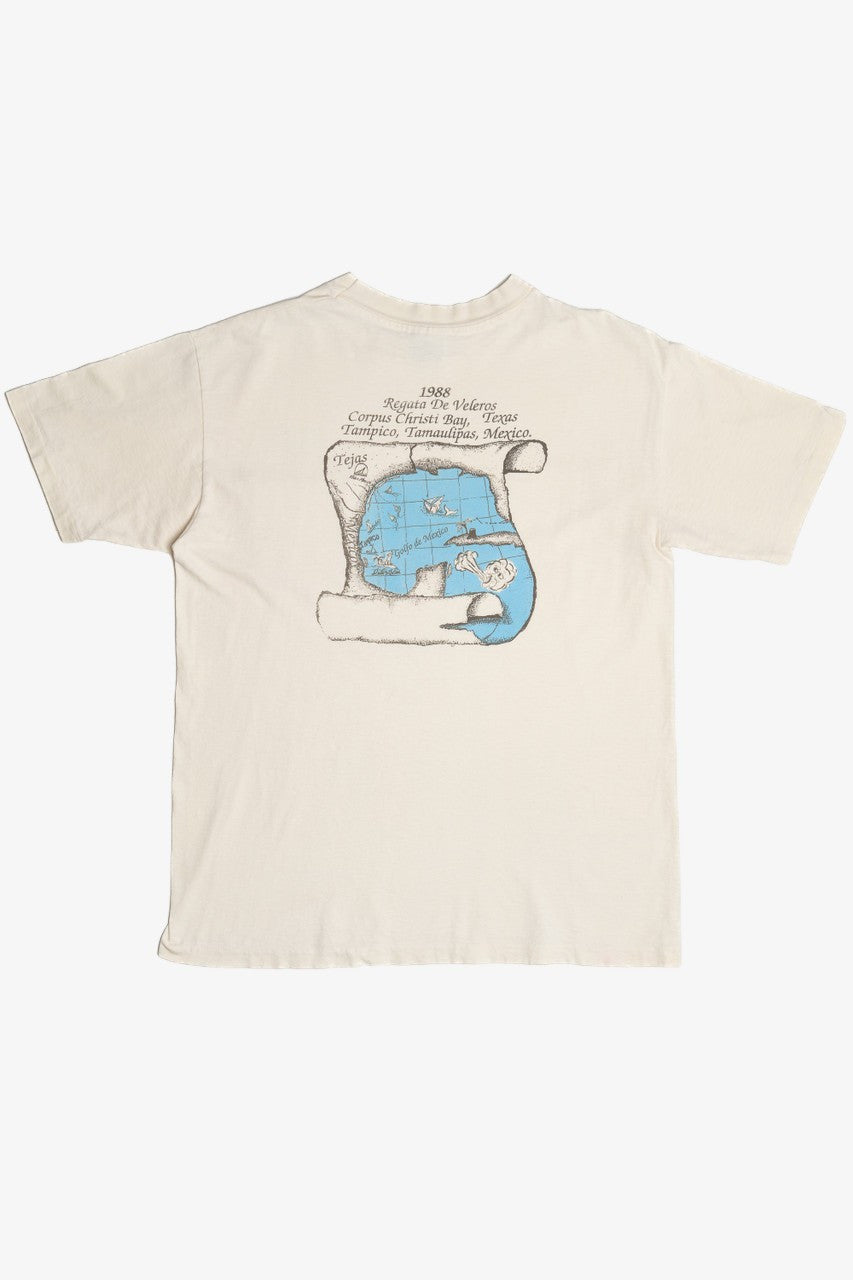 Vintage 1988 "Regata De Veleros" Gulf Of Mexico T-Shirt