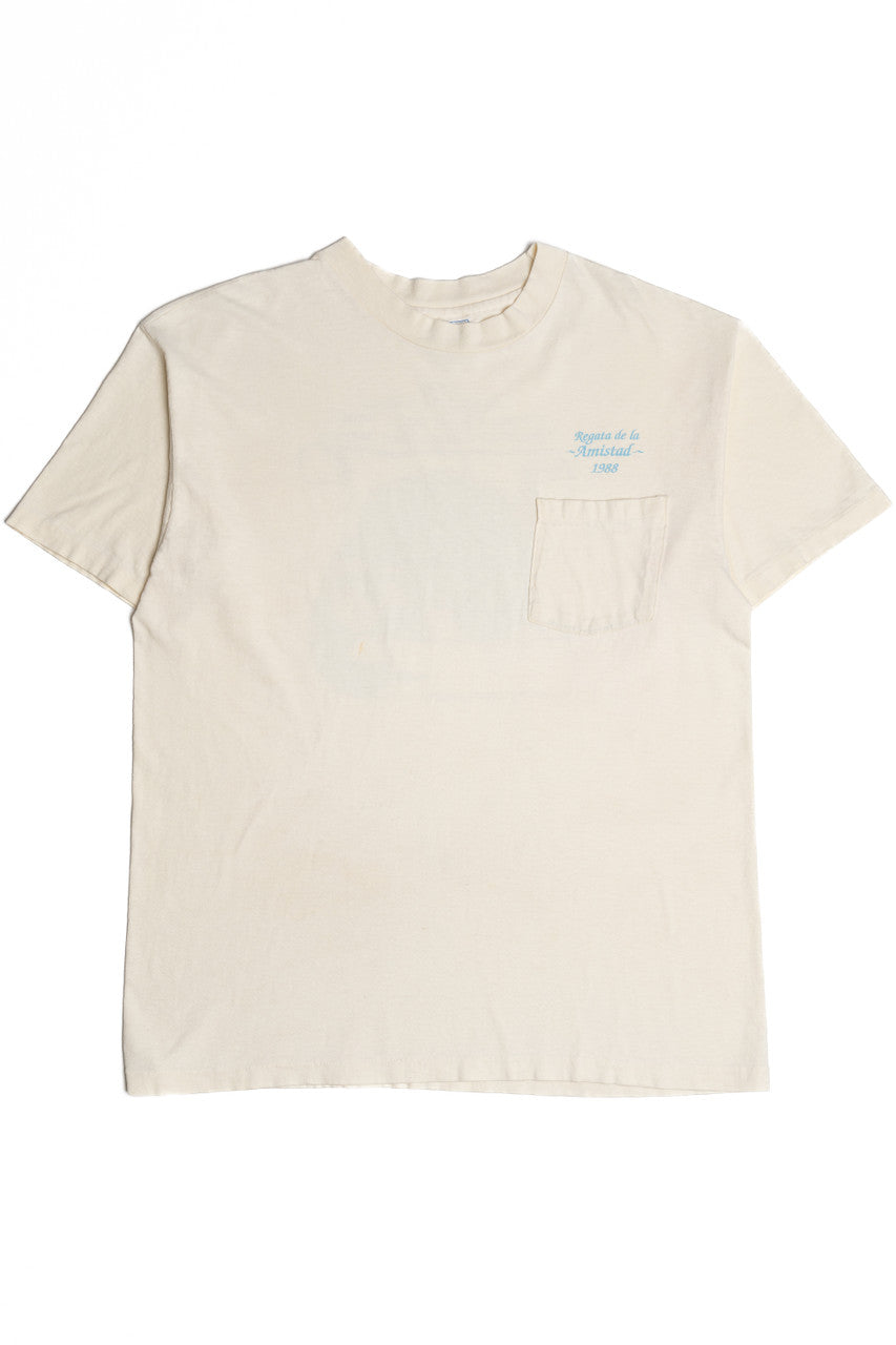 Vintage 1988 "Regata De Veleros" Gulf Of Mexico T-Shirt