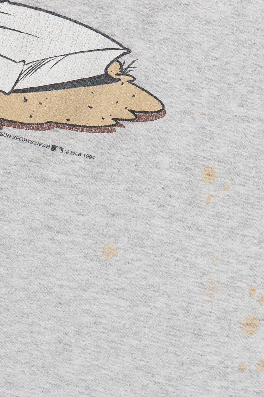 Vintage 1994 Taz NY Yankees "Too Hot To Handle" Looney Tunes T-Shirt