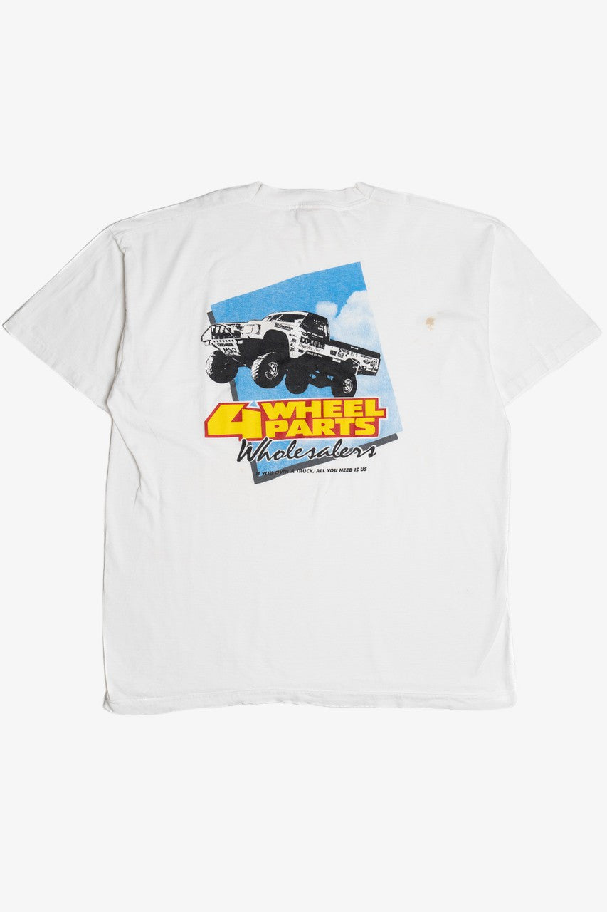 Vintage "4 Wheel Parts Wholesalers" Truck T-Shirt