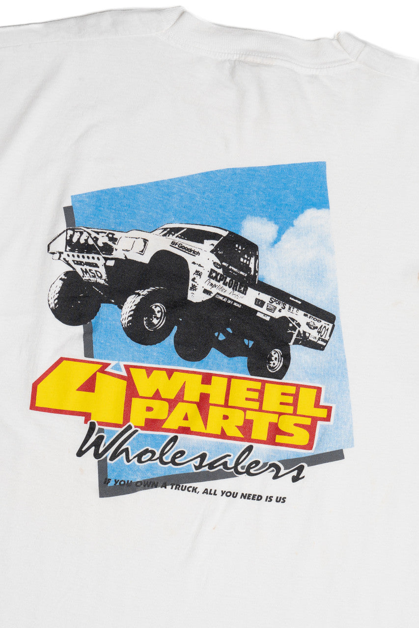 Vintage "4 Wheel Parts Wholesalers" Truck T-Shirt