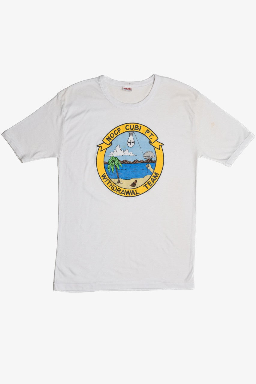 Vintage "Withdrawal Team" "NOCF CUBI PT." Island T-Shirt