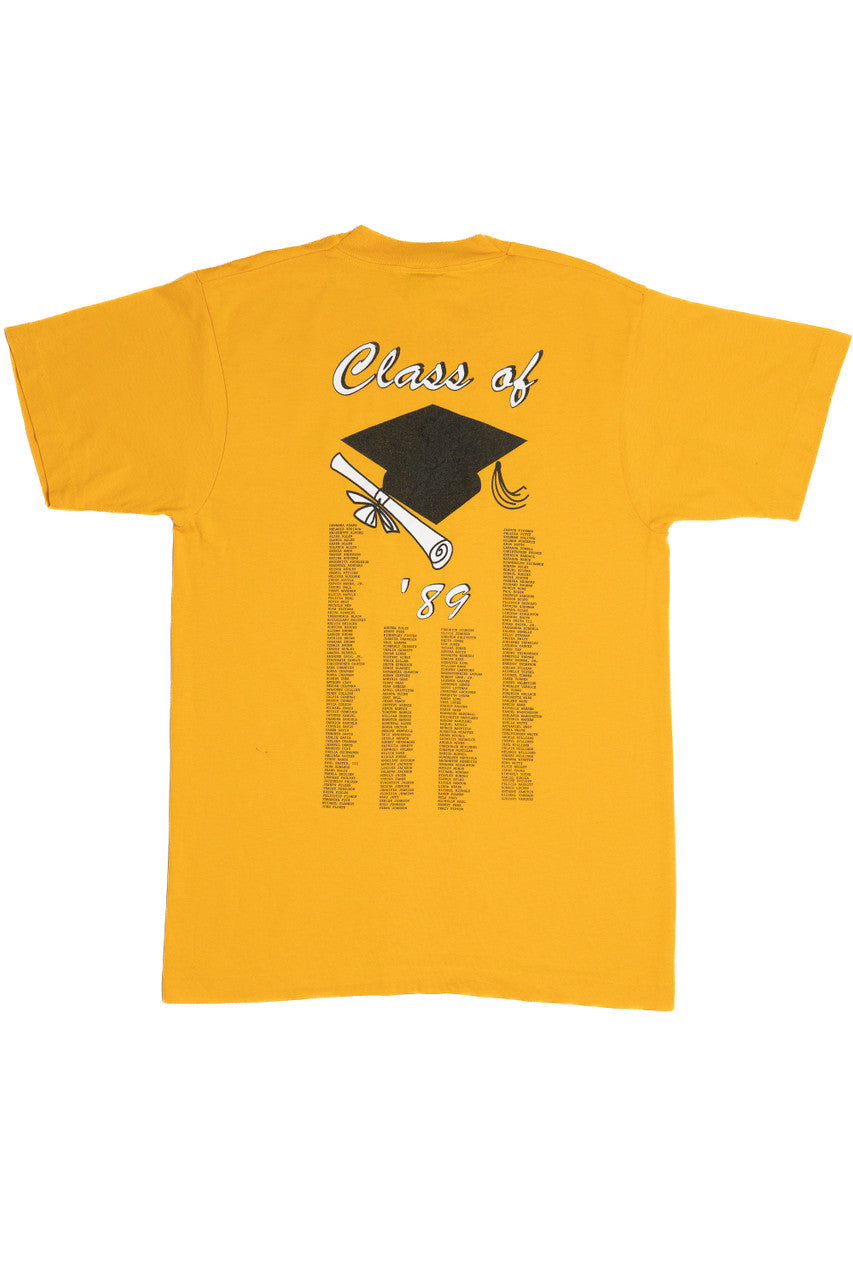 Vintage 1989 "Jesse H. Jones Falcons" Class of '89 T-Shirt