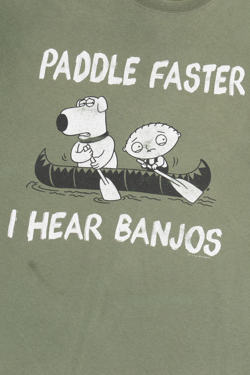 Family Guy "Paddle Faster I Hear Banjos" T-Shirt