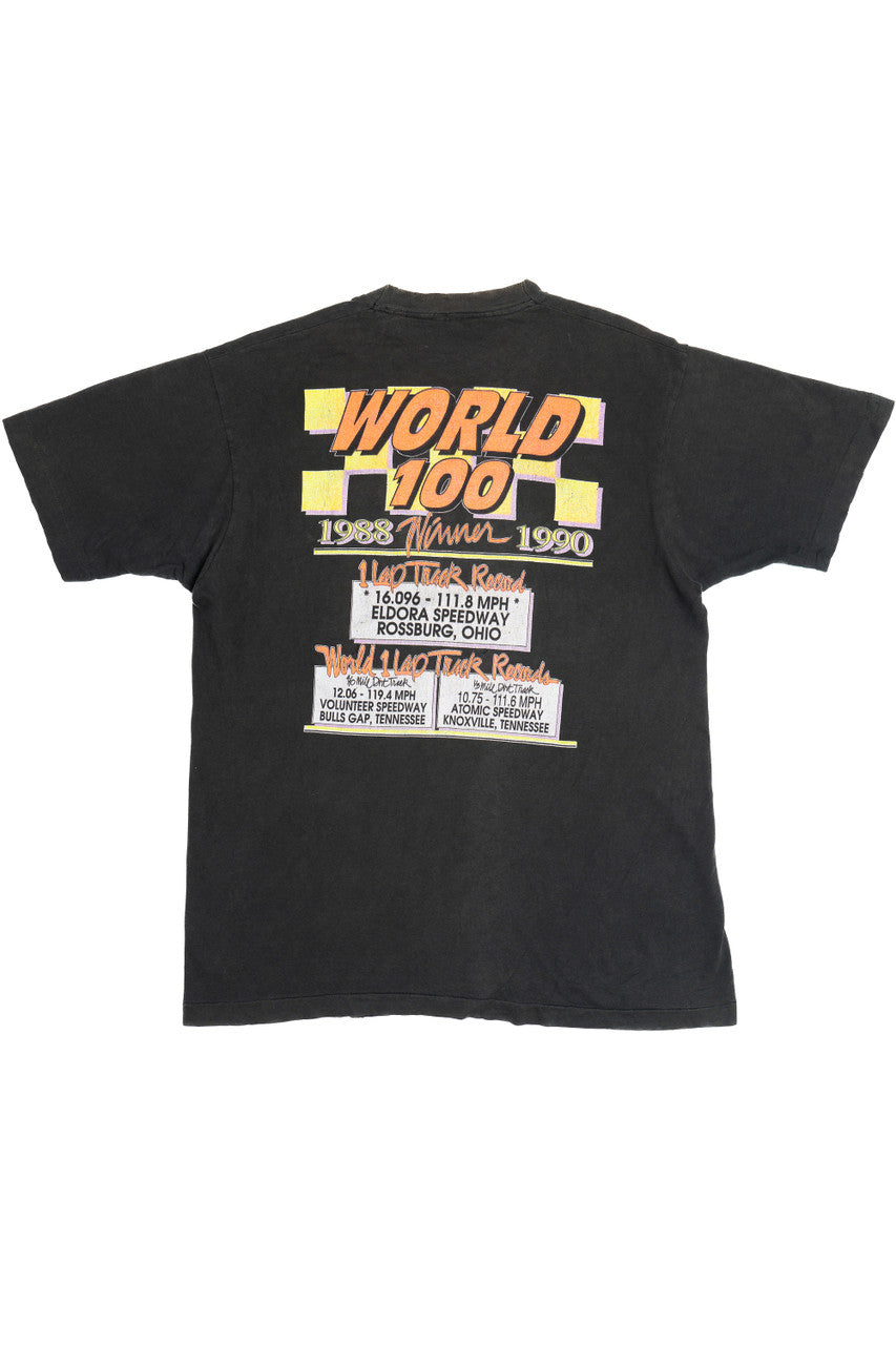 Vintage 1992 Distressed Scott Bloomquist Tennessee Racing T-Shirt