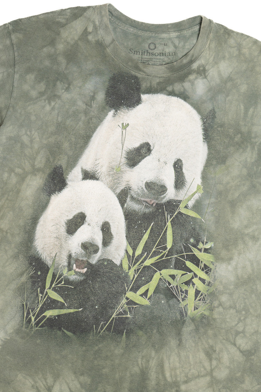 Vintage Distressed Panda Bears Tie Dye T-Shirt