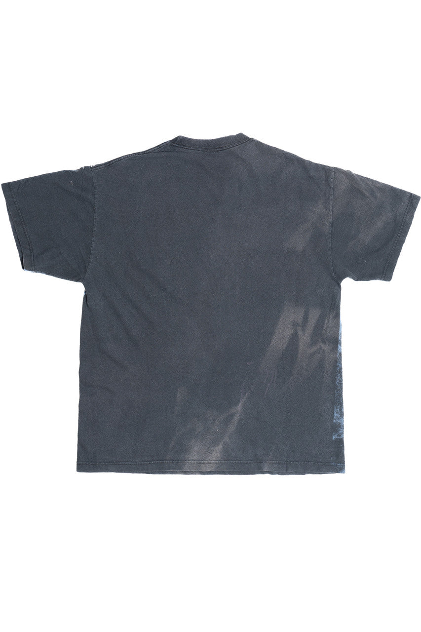 "Miami Ink" Tattoo Shop Skull Print T-Shirt