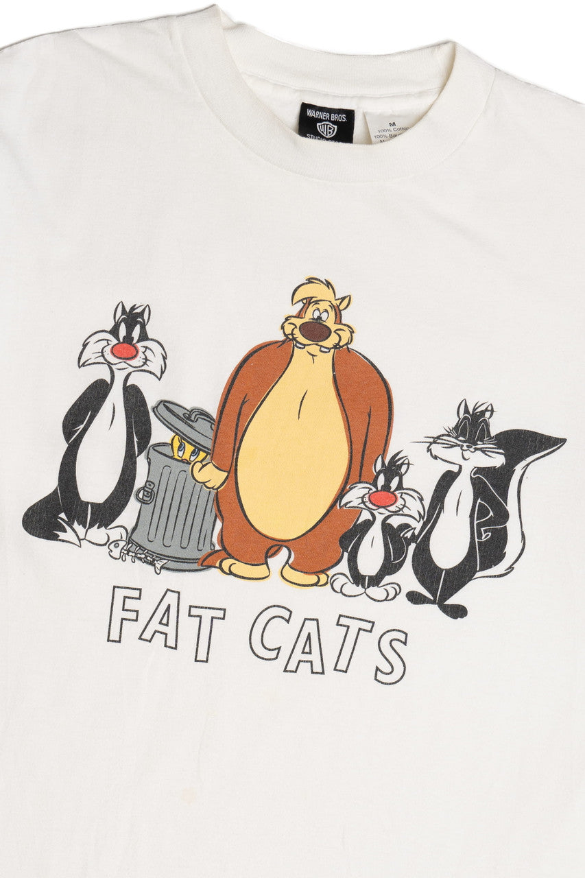 Vintage "Fat Cats" Looney Tunes Warner Bros. T-Shirt 11465