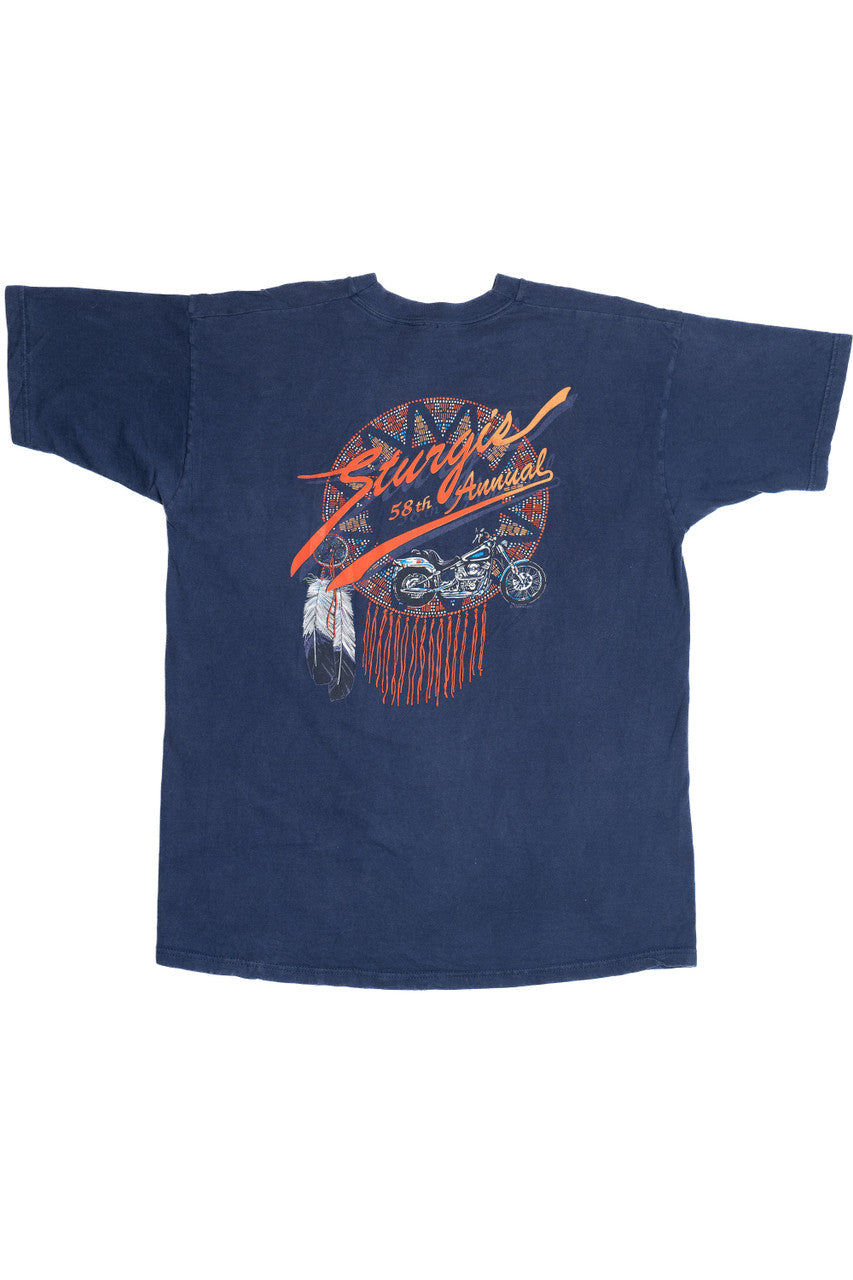 Vintage "Sturgis 1998 Black Hills Rally" Wizard Dream Catcher T-Shirt
