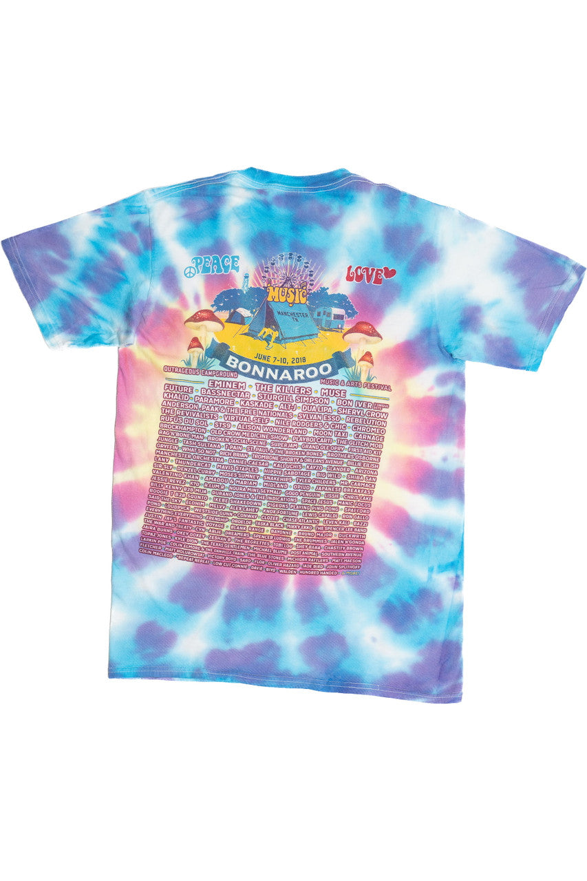 Bonnaroo Music Festival Tie Dye T-Shirt (2018)