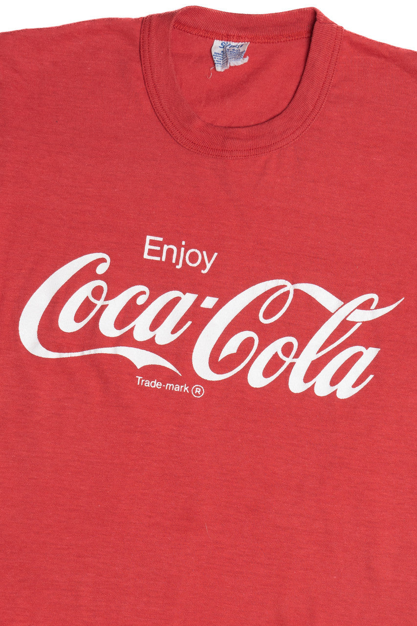 Vintage "Enjoy Coca-Cola" T-Shirt (1980s)