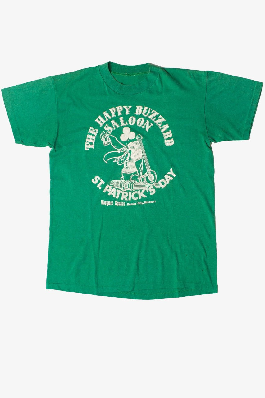Vintage The Happy Buzzard Saloon St. Patrick's Dat T-Shirt (1980s)