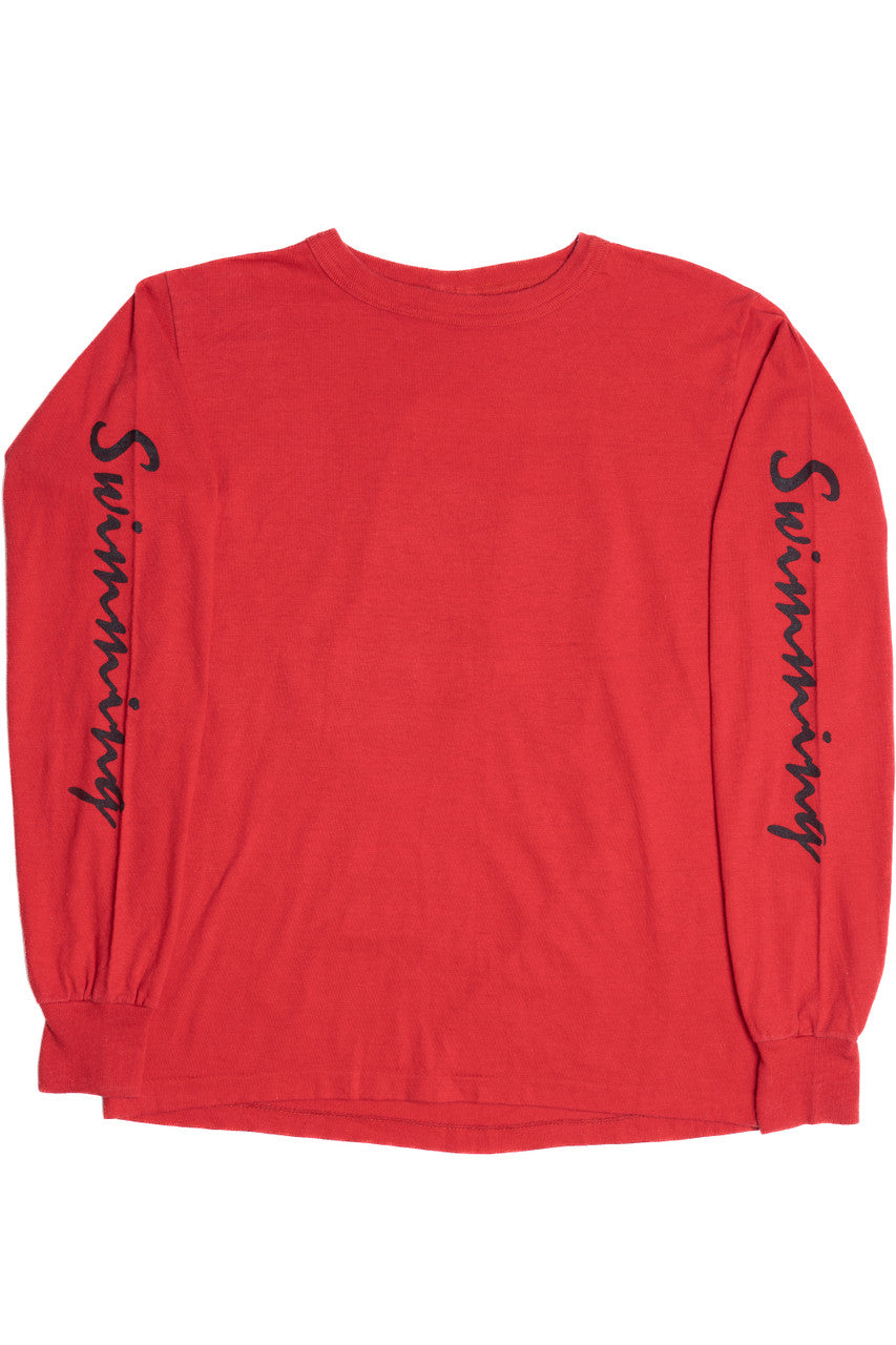Vintage "Swimming" Freedlander USS 1984 Long Sleeve T-Shirt
