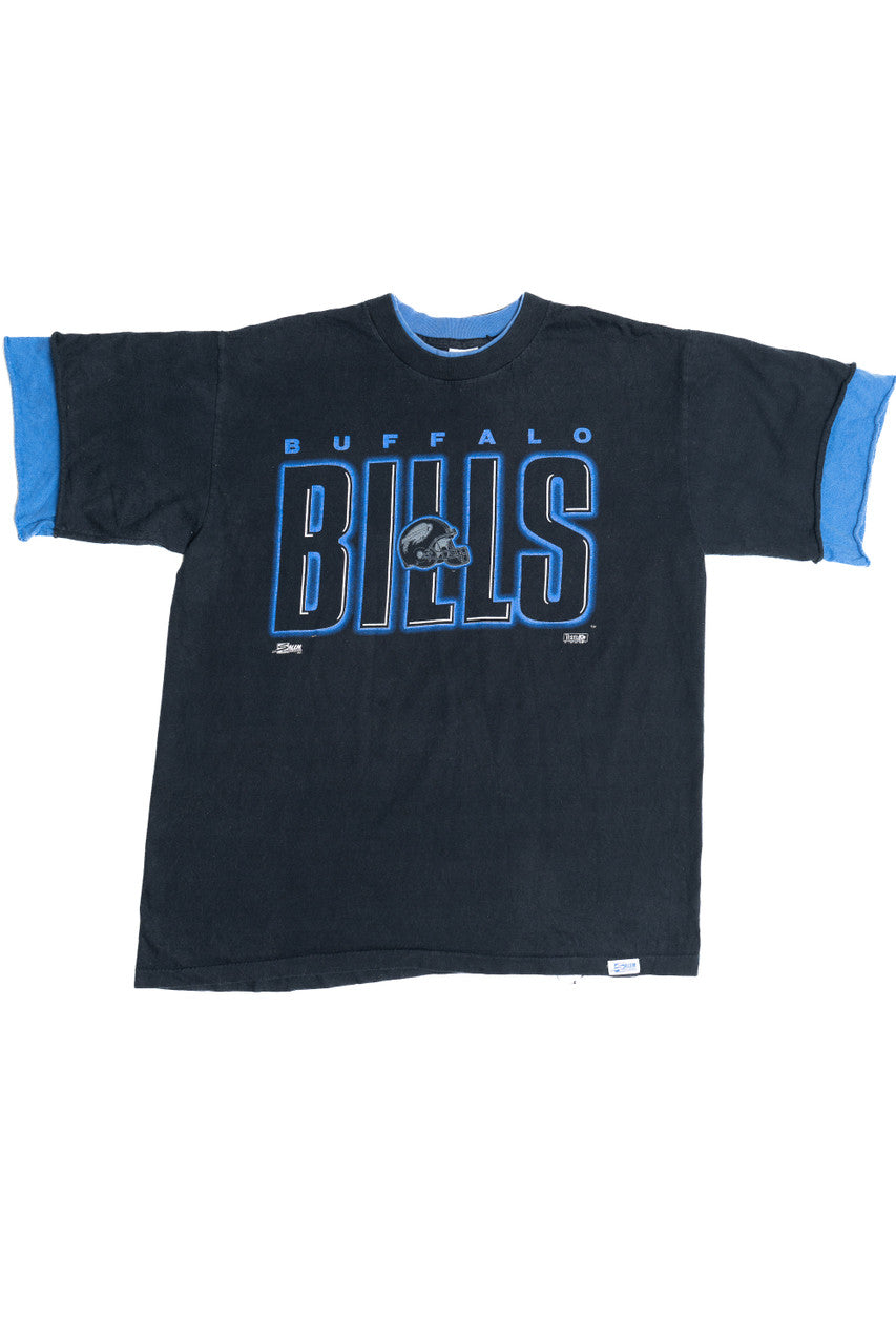 Vintage 1991 "Buffalo Bills" NFL Football Double Sleeve T-Shirt