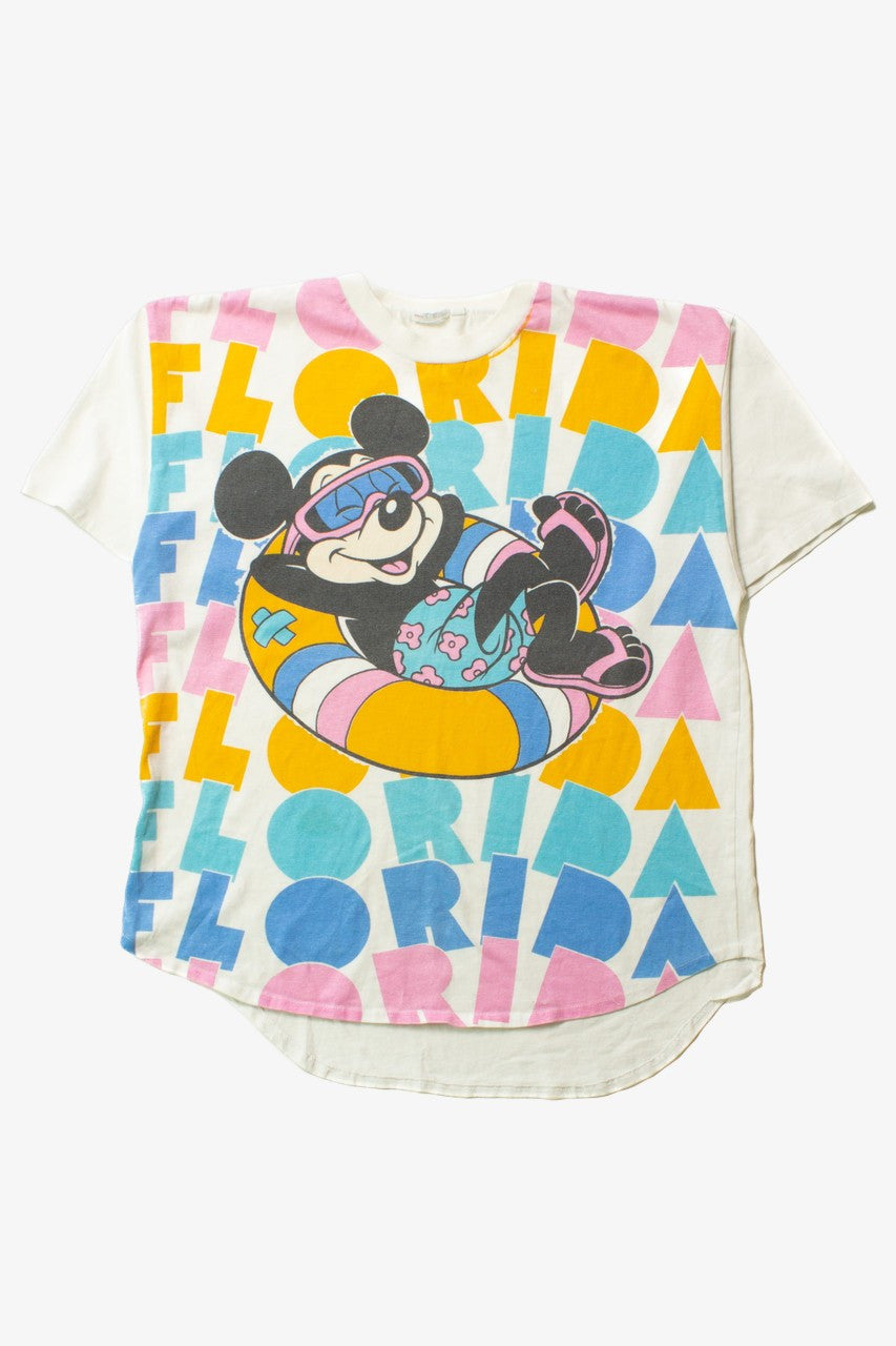 Vintage Mickey Florida Tubing T-Shirt (1990s)