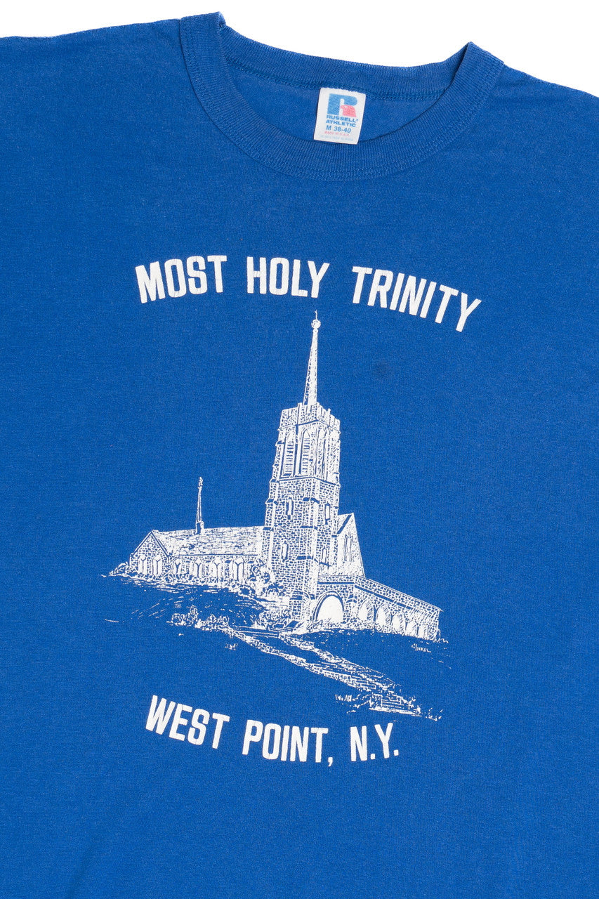 Vintage "Most Holy Trinity West Point, N.Y." Chapel Single Stitch T-Shirt