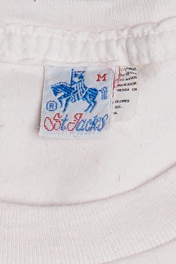 Vintage "Boeing 767" de TACA Heavyweight Ringer T-Shirt (1980s)