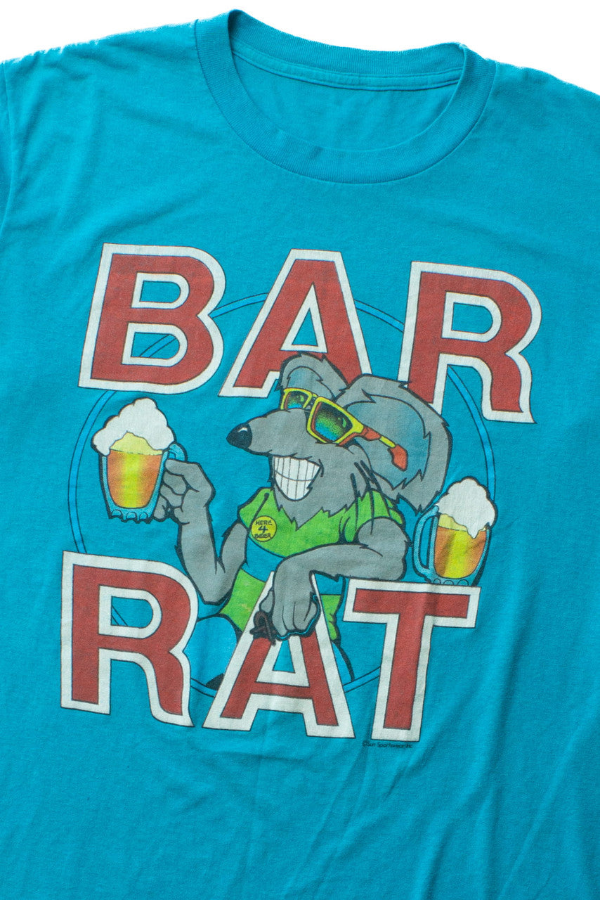 Vintage Bar Rat Single Stitch T-Shirt (1990s)