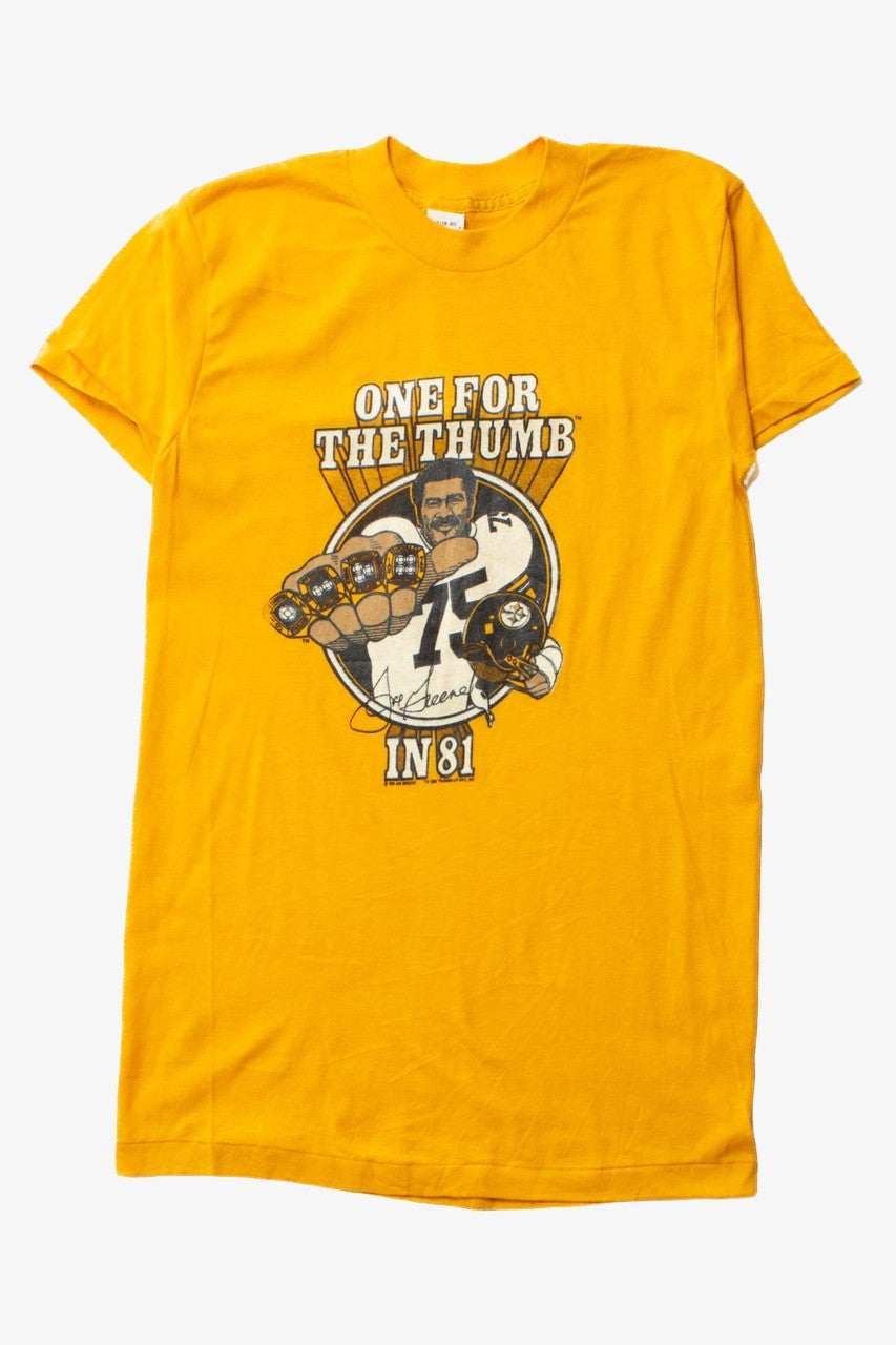 Vintage Mean Joe Greene Single Stitch T-Shirt (1980)
