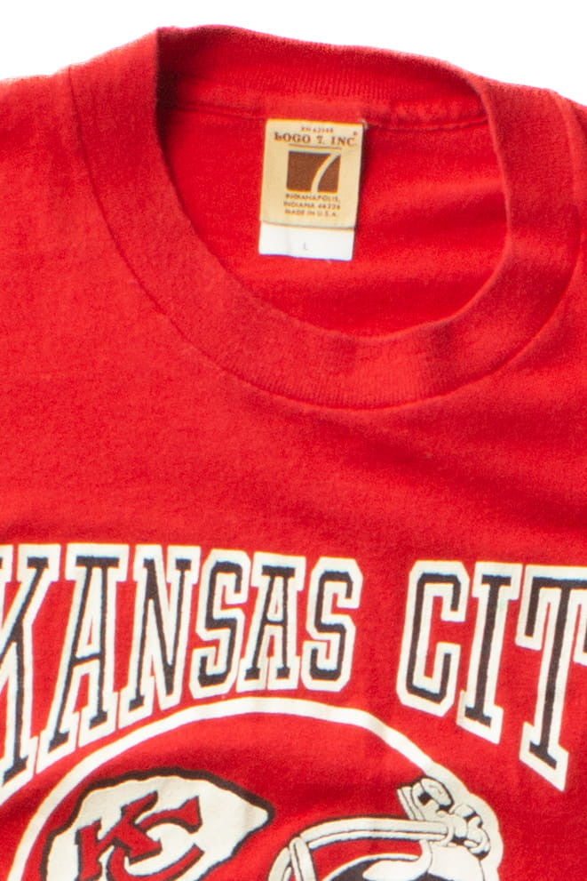 Vintage Kansas City Chiefs Single Stitch T-Shirt (1980s)