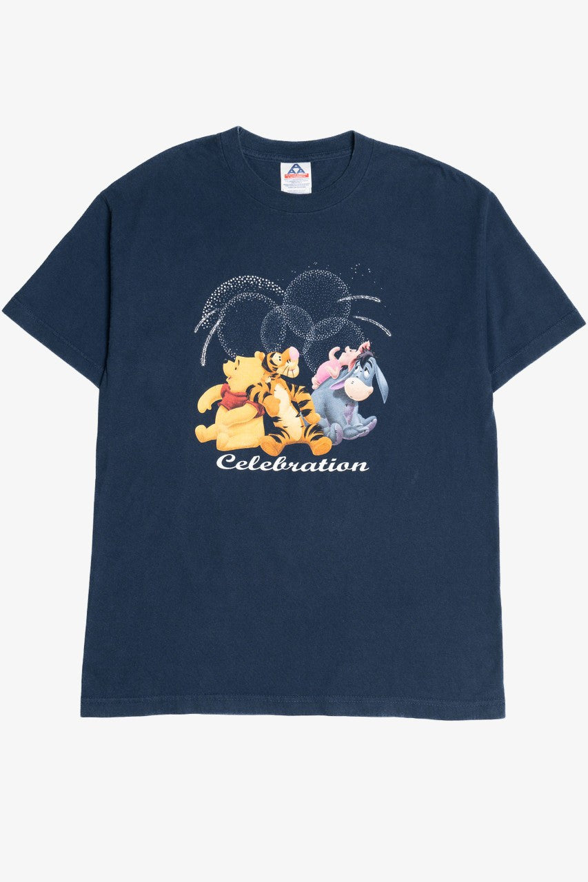 "Celebration" Winnie The Pooh And Friends With Fireworks T-Shirt