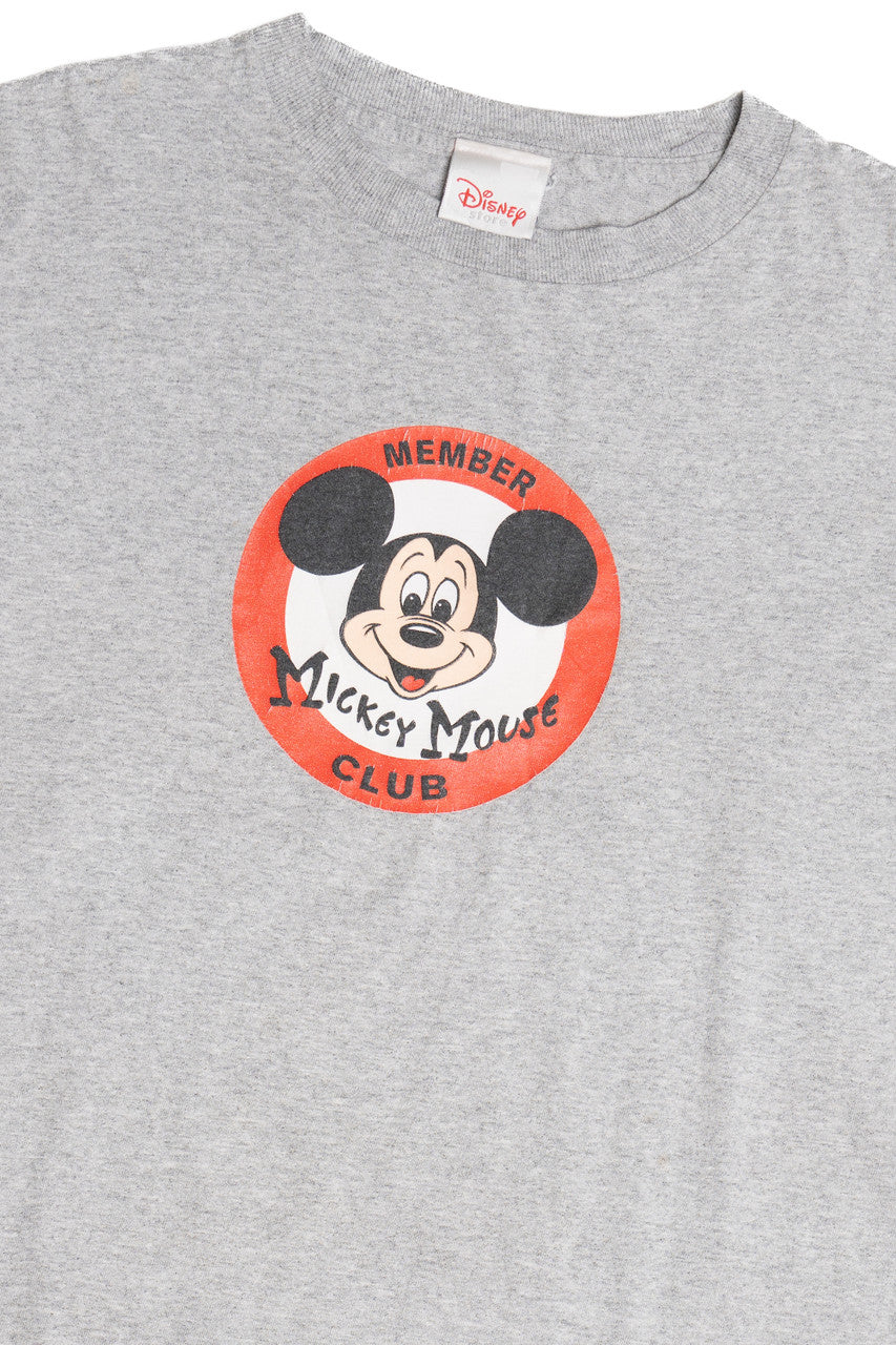 Vintage "Mickey Mouse Club Member" Long Sleeve T-Shirt