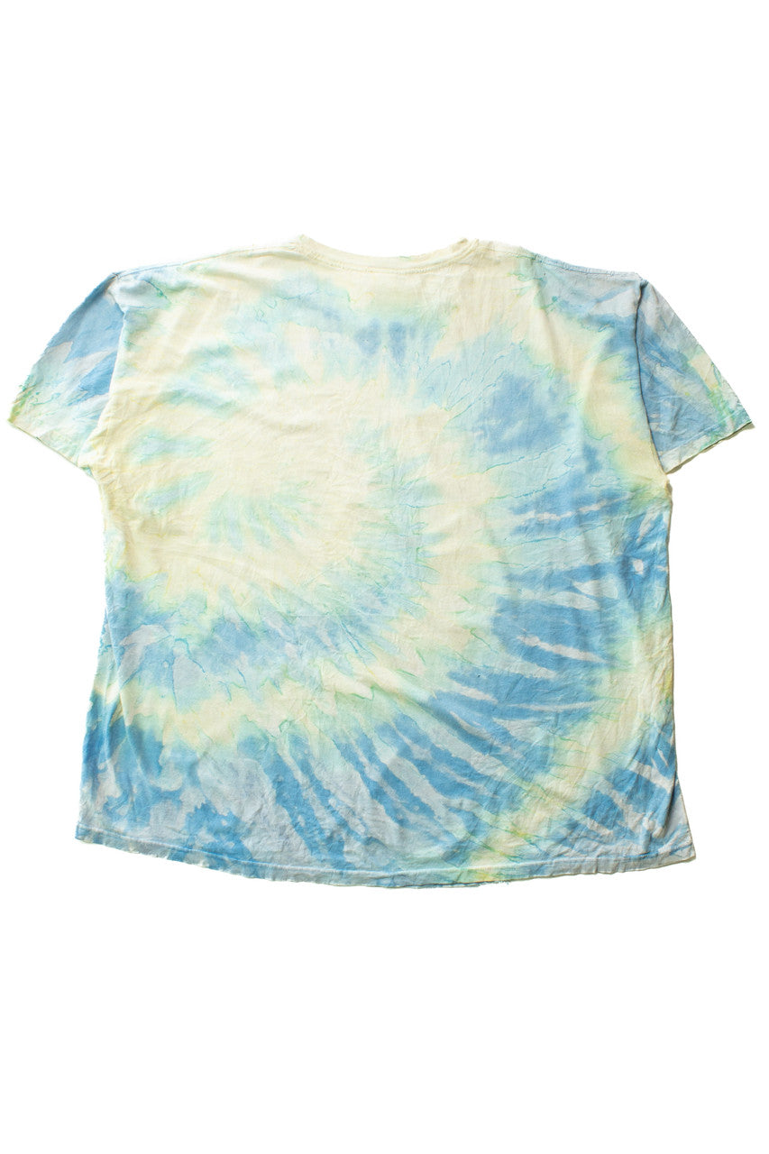 Vintage Mickey Mouse Blue Tie Dye T-Shirt (1990s)
