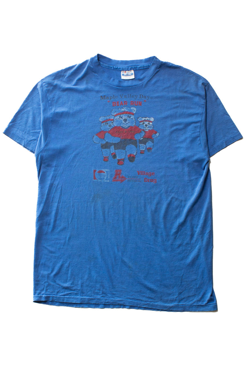 Vintage Maple Valley Bear Run Paper Thin T-Shirt (1989)