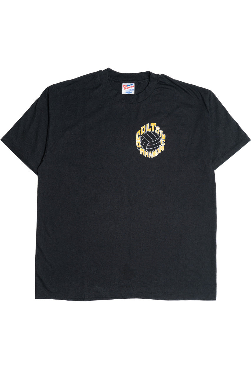 Vintage 1993 Volleyball Ten Commandments T-Shirt (1990s)