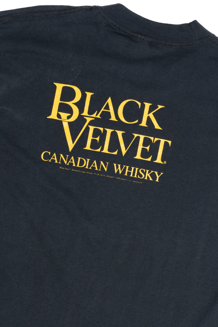 Vintage 1999 Black Velvet Canadian Whiskey T-Shirt (1990s)