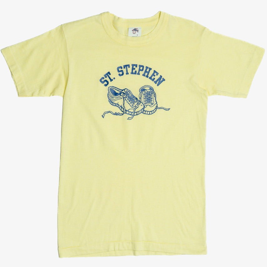 Vintage "St. Stephen" Shoes Single Stitch Paper Thin T-Shirt