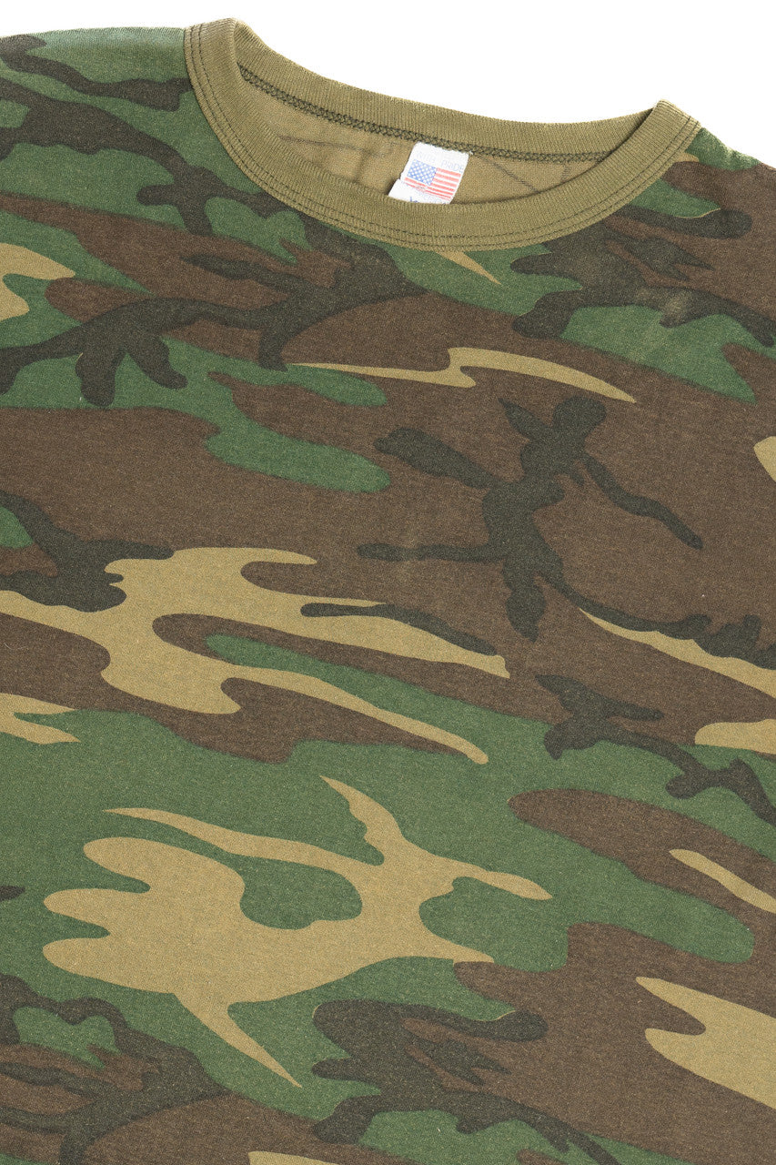 Vintage Camouflage Single Stitch T-Shirt (1980s) 11725