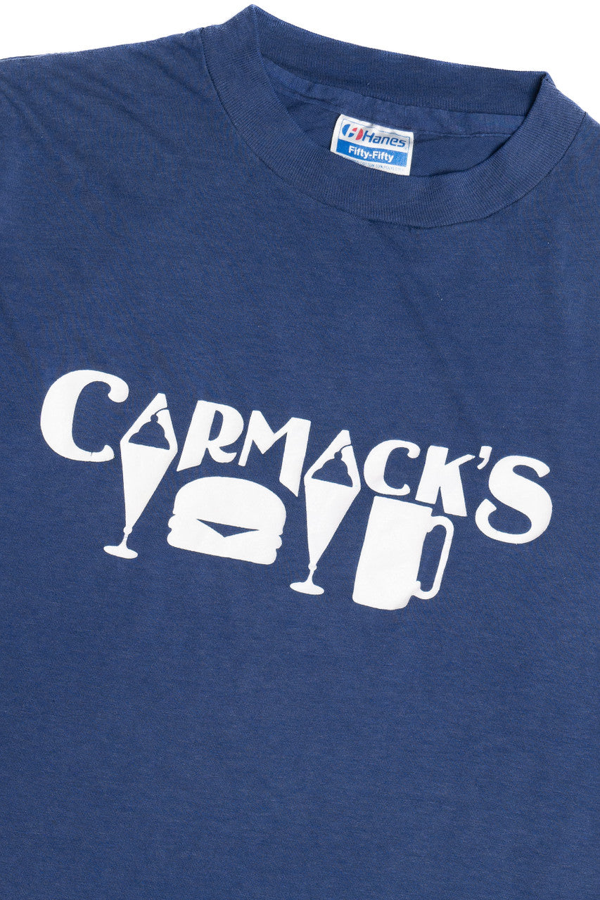 Vintage "Carmack's" Diner Single Stitch Paper Thin T-Shirt (1980s)