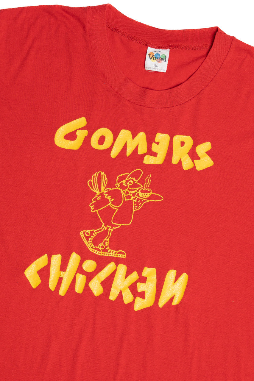 Vintage "Gomers Chicken" Paper Thin Single Stitch T-Shirt (1980s)