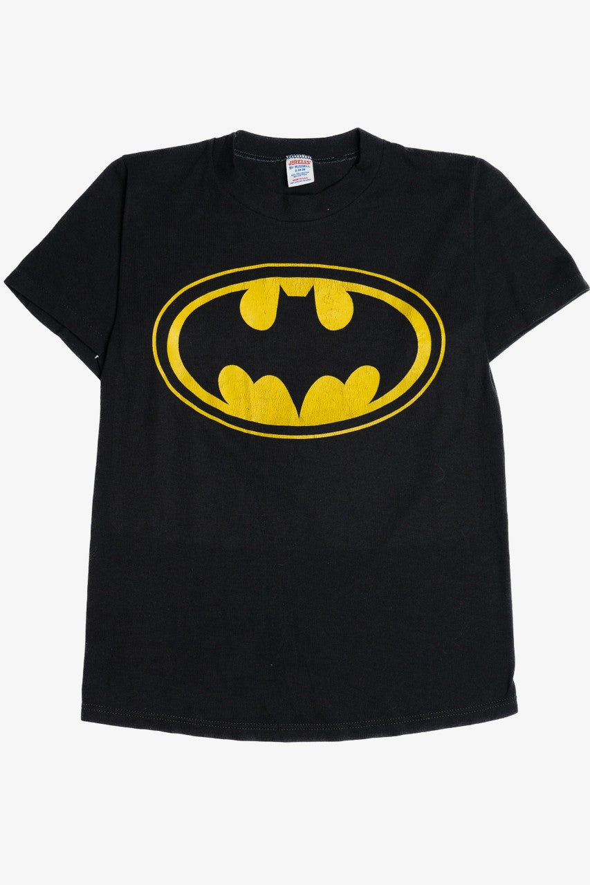Vintage Batman Logo "Dennis" Iron On Single Stitch T-Shirt (1980s)