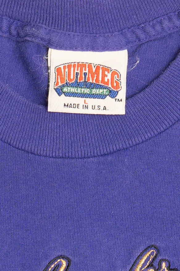 Vintage LA Lakers Locker Room Lebron James 23 Nutmeg T-Shirt