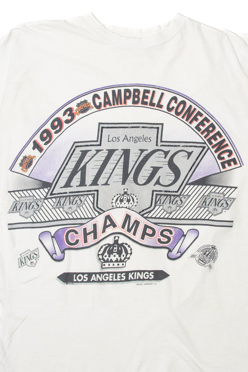 Vintage Los Angeles Kings 1993 Campbell Conference T-Shirt