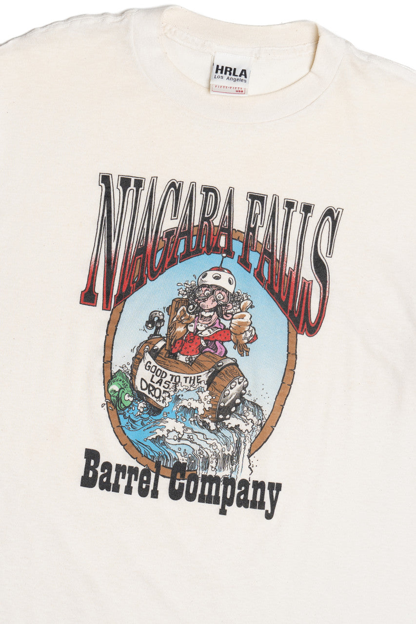 Vintage Niagara Falls Barrel Company T-Shirt (1990s)