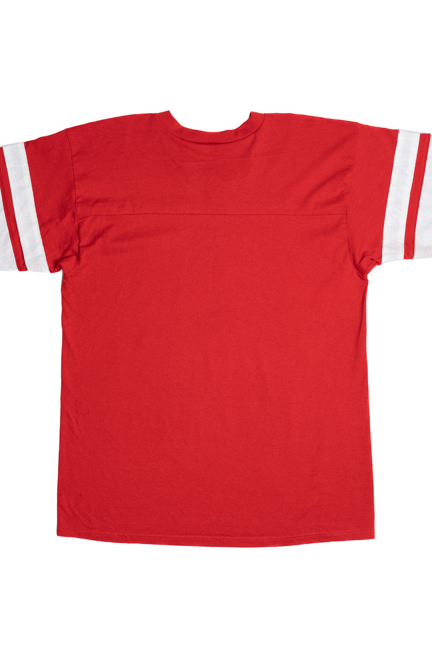 Vintage 1993 Kansas City Chiefs AFC Champions Logo 7 T-Shirt (1990s)