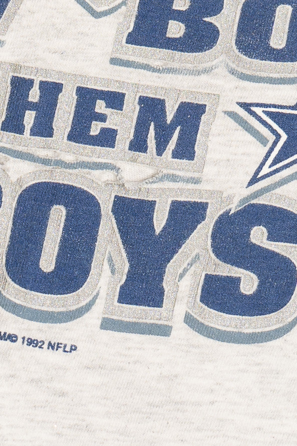 Vintage 1993 Cowboys Super Bowl Champs Distressed T-Shirt (1990s)